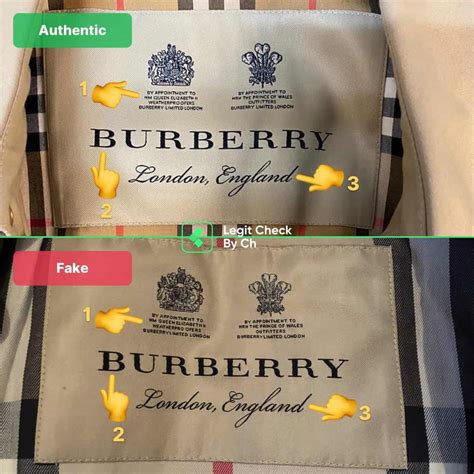 burberrys tag real vs fake|how to check burberry authenticity.